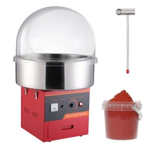 Suikerspinmachine Rood incl. 50 porties