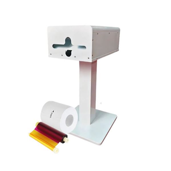 Photobooth printer op standaard - wit